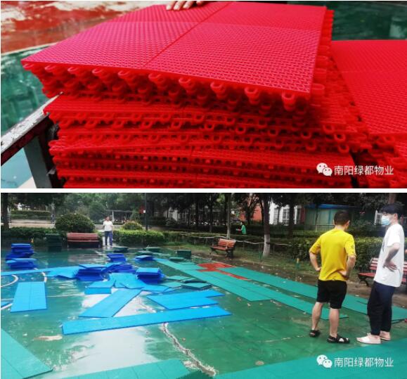 改造進(jìn)行時(shí)，施工員在默默工作，小朋友們高興的也幫起忙來(lái)啦！